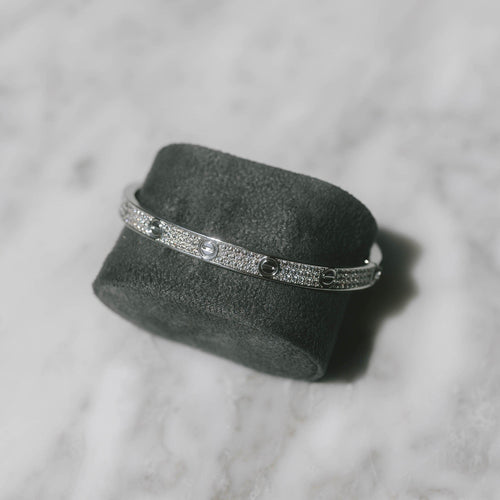 Moissanite Band Bracelet