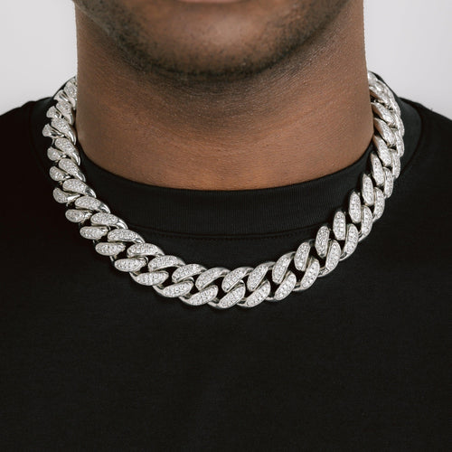 19mm Iced Cuban Chain