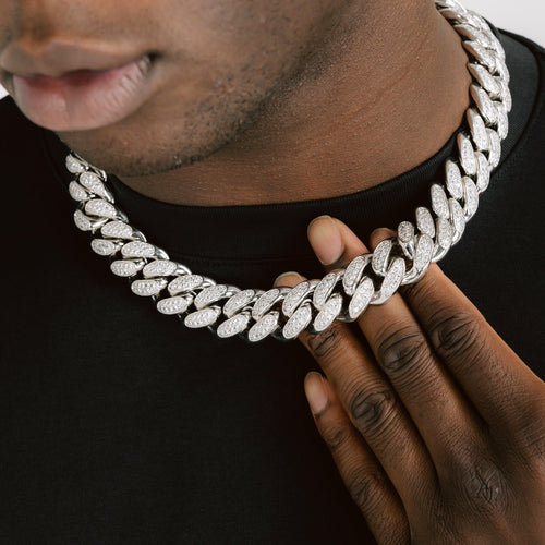 19mm Iced Cuban Chain