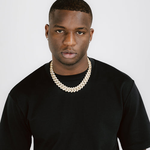 19mm Prong Cuban Chain Gold