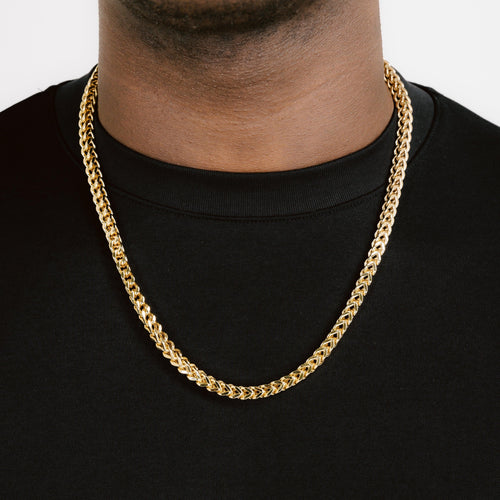 6mm Franco Chain Gold