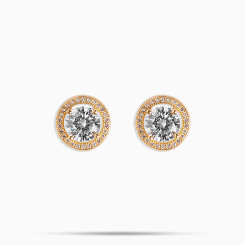 Clustered Earrings Gold