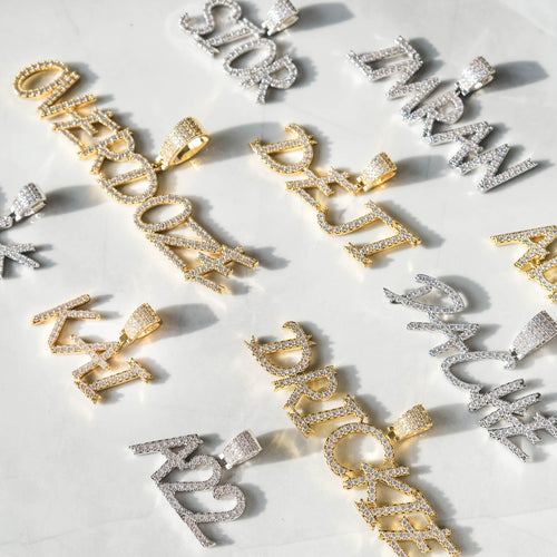 Brush Font Custom Pendant