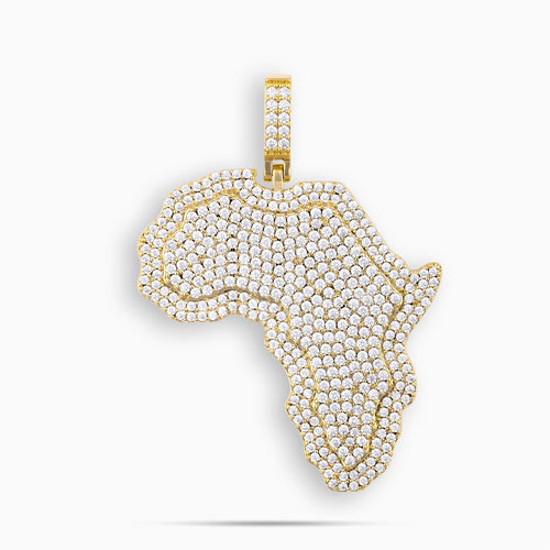 Africa Pendant Gold