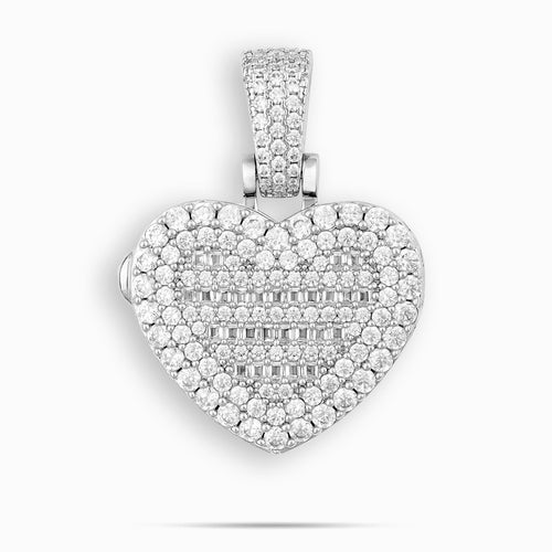 Heart Locket Custom Picture Pendant