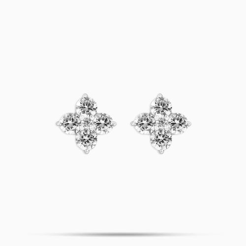 Motif Earrings Silver