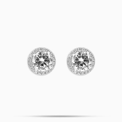 Moissanite Clustered Earrings
