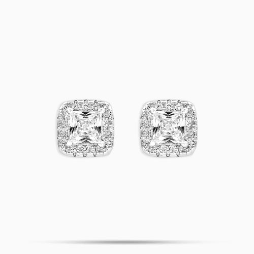Princess Cluster Earrings