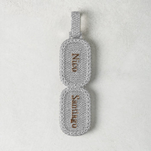 Custom Dog Tag Name Pendant