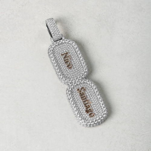 Custom Dog Tag Name Pendant
