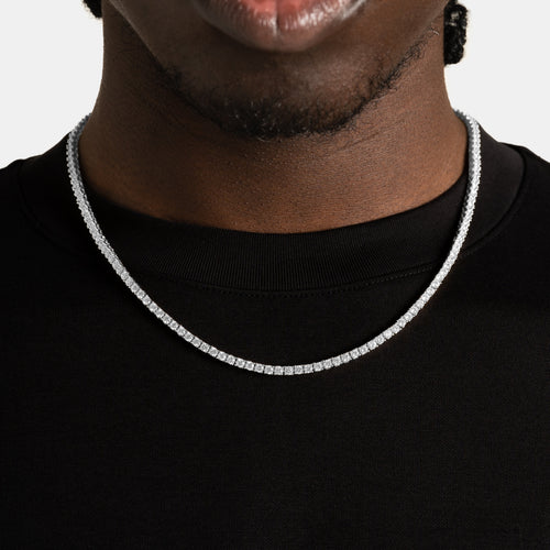 3mm Moissanite Tennis Chain S925