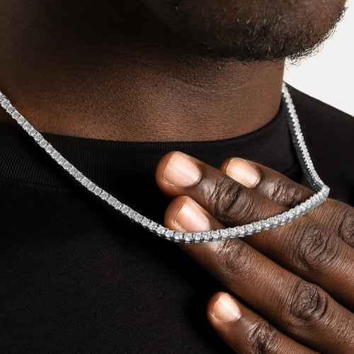 3mm Moissanite Tennis Chain