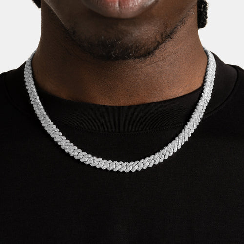 8mm Moissanite Cuban Chain