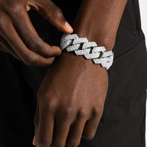 25mm Prong Cuban Bracelet