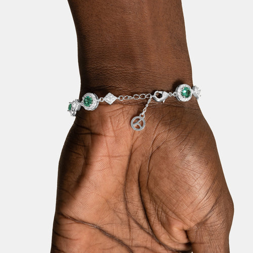Green Cluster Bracelet