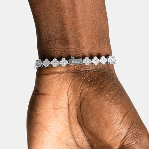 Flower Tennis Bracelet