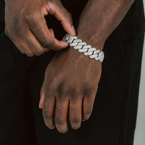 19mm Prong Cuban Bracelet
