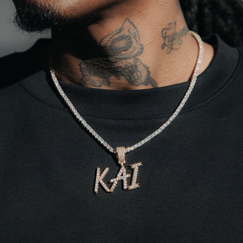 Brush Font Custom Pendant