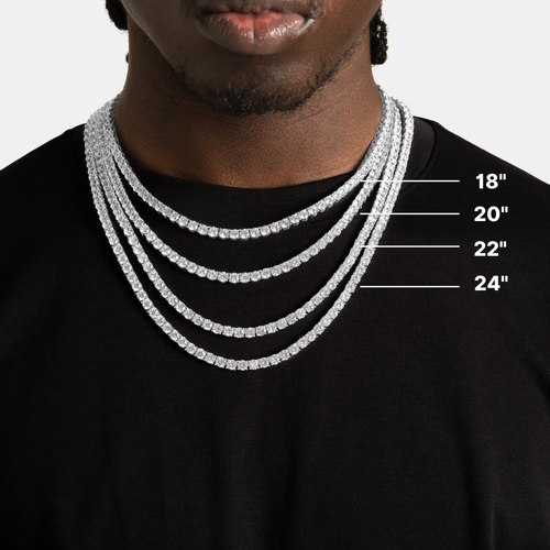5mm Moissanite Tennis Chain