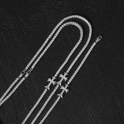 Vintage Cross Tennis Chain