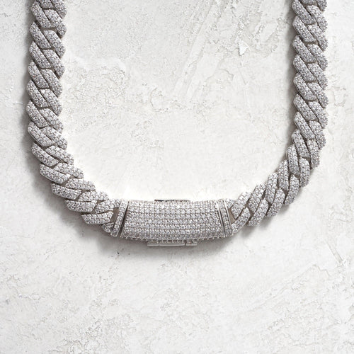 12mm Prong Cuban Chain + Bracelet