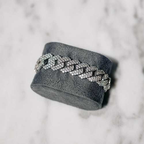 15mm Prong Cuban Bracelet