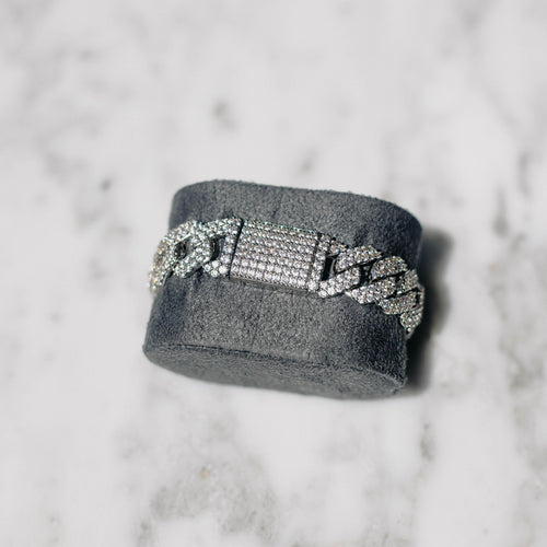 15mm Prong Cuban Bracelet