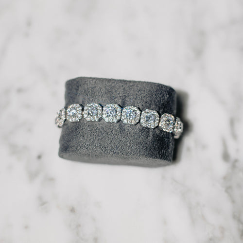 Cluster Tennis Bracelet