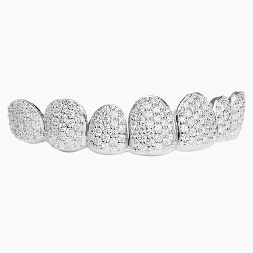 Iced Honeycomb Moissanite Grillz